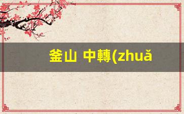 釜山 中轉(zhuǎn) 簽證(釜山免簽)